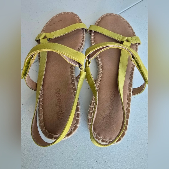 MADEWELL Hallie Espadrille Sandal in Nubuck Leather size 10 - Picture 6 of 9